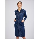 Orsay Dark blue women's denim dress - Women Cene