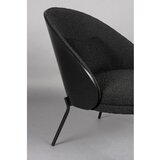 Dutchbone Črn fotelj iz tkanine bouclé Rodin – | Shoptok.si