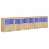  The Living Store Komoda z LED lučkami sonoma hrast 283x37x67 cm - Komoda, (21442385) | Shoptok.si