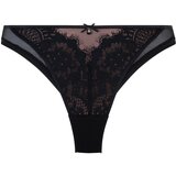 Hunkemöller Spodnje hlačke 'Mirabella' temno bež / črna Cene