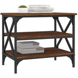  Stranska mizica rjav hrast 55x38x45 cm inženirski les, (20714451) | Shoptok.si