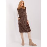 Wool Fashion Italia Vest-AT-KZ-2368-1.07-brown | shoptok.hr