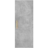  Visoka komoda siva betona 34,5x34x180 cm od konstruiranog drva Slike