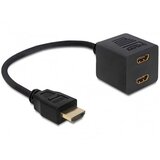 Delock 65226 HDMI adapter [1x mu&scaron;ki konektor HDMI - 2x ženski konektor HDMI] crna 12.00 cm cijene