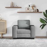 SOFA fotelja svijetlosiva 100x77x82 cm tkanina | Shoptok.si