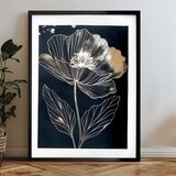  Zidni plakat s extra efektom - midnight bloom | shoptok.hr