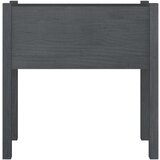  Sadilica siva 70 x 31 x 70 cm od masivne borovine | shoptok.hr