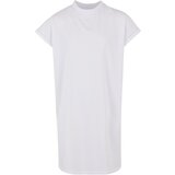 Urban Classics Kids Turtle Extended Shoulder dress for girls - white | shoptok.hr