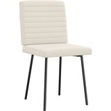  jedilni stoli 6 kosov krem žamet, (21828499) | Shoptok.si