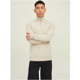 Jack & Jones Beige Mens Sweater Emil - Men | Shoptok.si