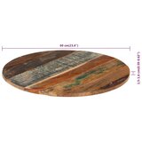  Okrugla stolna ploča 60 cm 15 - 16 mm masivno obnovljeno drvo | Eponuda.com