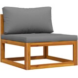  Modularna srednja sofa i tamnosivi jastuci masivno drvo bagrema | shoptok.hr