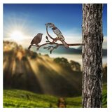 WALLXPERT Dekorativna figura Bird On The Branch 02, 40x20 cm, 1.5 mm | Eponuda.ba