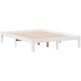 s regalom z knjige bez madraca bijeli 135x190cm borovina | shoptok.hr