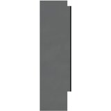  Kupaonski ormarić s ogledalom 80 x 15 x 60 cm MDF sjajni sivi | Eponuda.ba