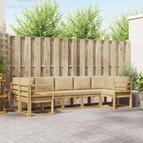  Set vanjskih sofa 7 kom. Bijela i bež | Eponuda.com