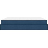  Posteljni okvir z vzmetnico z vzmetnico 2 pcs Modra blago, (5000126242) | Shoptok.si