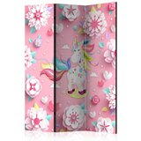 Artgeist Paravan Unicorn On Flowerbed, 3-Delni, Dvostranski | Shoptok.si