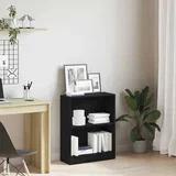 za knjige Crni hrast 60 x 24 x 76 cm Konstruirano drvo