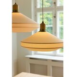 Halo Design 744091-Luster na sajli PARIS 1xE14/40W/230V prečnik 24 cm krem./mesing/hrast | Eponuda.com