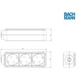 Boschmann Selly Produžni kabl sa 3 šuko utičnice, kabl dužine 3m. | Eponuda.com
