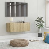 TV ormarić boja hrasta sonome 80 x 30 x 30 cm konstruirano drvo | shoptok.hr