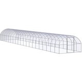 vidaXL Zunanji kokošnjak 3x20x2 m pocinkano jeklo Cene