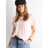BASIC Feel Good T-shirt-RV-TS-4662.86-light pink | Shoptok.si