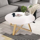 Kondela Klubska mizica, bela/naravna, INFERO | Shoptok.si