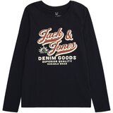 Jack & Jones Majica bež / temno modra / bela Cene