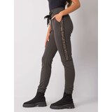 RELEVANCE Sweatpants-RV-DR-6891.54-dark khaki | Shoptok.si
