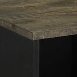  Komoda crna 80x33x75 cm Puno drvo Mango | shoptok.hr