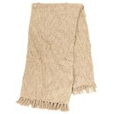 Tiseco Home Studio Bež bombažno pregrinjalo za zakonsko posteljo 250x260 cm Sahara - Tiseco Home Studio | Shoptok.si