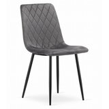  Stolica TURIN - Tamno Siva Baršun x 1 | shoptok.hr