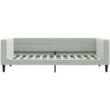 vidaXL Dnevni krevet svjetlosivi 90 x 200 cm baršunasti | shoptok.hr