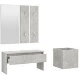  Set namještaja za hodnik siva boja betona konstruirano drvo | Eponuda.com
