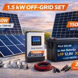  Solarni Off-Grid Sustav 1.5kW / 1120W – Fuji 300Ah Autonomija Cijene