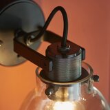  Endon 107011 - Zidno spot svetlo URBAN 1xE27/10W/230V crna/zadimljena crna | Eponuda.com