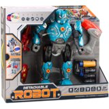  Robot Weapon za sastavljanje s zvučnim i svjetlosnim efektima - tirkizni | shoptok.hr