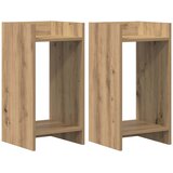  Stalak za biljke s policom 2 pcs Zanatski Hrast 30 x 30 x 60 cm | shoptok.hr