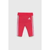 Adidas Tajice za bebe boja: ružičasta, s aplikacijom