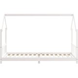  Okvir za dječji krevet bijeli 90 x 200 cm od masivne borovine | shoptok.hr