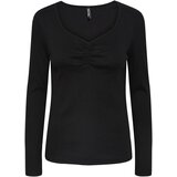 Pieces Majica 'Ania' črna | Shoptok.si
