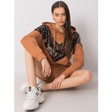 Fashion Hunters Camel women's set with sequins | Shoptok.si