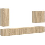  Set zidnog ormarića za TV Zidne 6 pcs Sonoma hrast | shoptok.hr