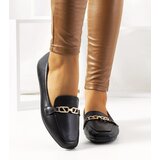 Gemre Black square-toed moccasins Milder | Shoptok.si