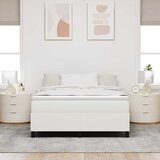  Krevetna platforma Krema 140 x 200 cm Kordura tekstil | shoptok.hr