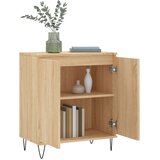 vidaXL Komoda dimljeni hrast 60x35x70 cm inženirski les | Shoptok.si