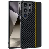 Texture maska za Samsung Galaxy S25 Ultra - Black/ Yellow