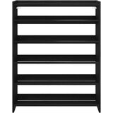 vidaXL Stalak za cipele crni 80x25x100 cm od konstruiranog drva | shoptok.hr